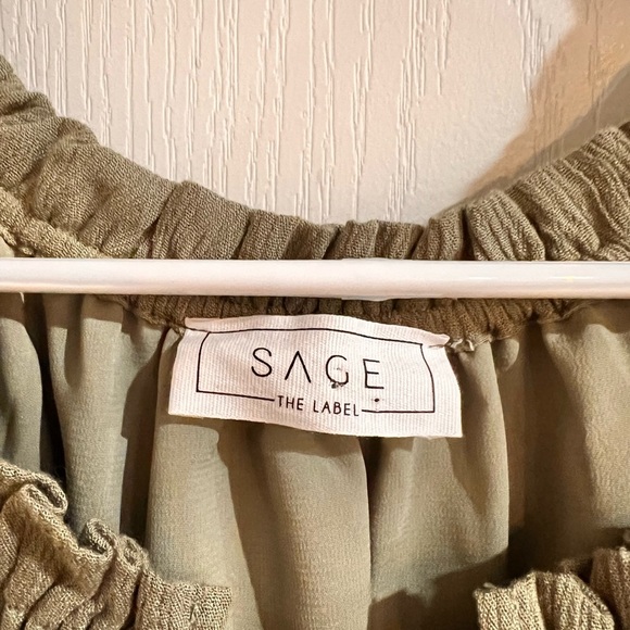 Anthropologie Sage The Label Tiered Dress - Picture 5 of 11